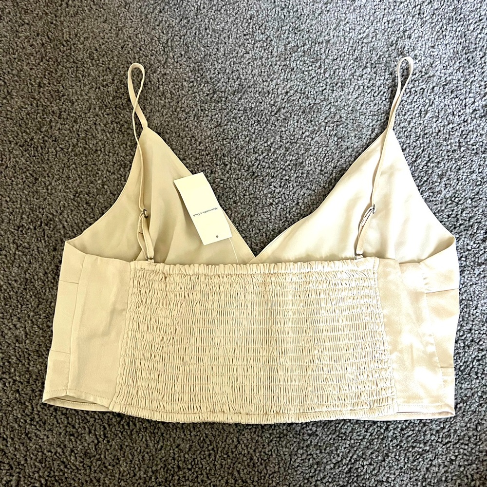 Abercrombie Satin Crop Top - Picture 2 of 2